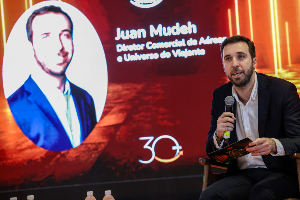 Juan Mudeh, diretor comercial de aéreas e Universo do Viajante