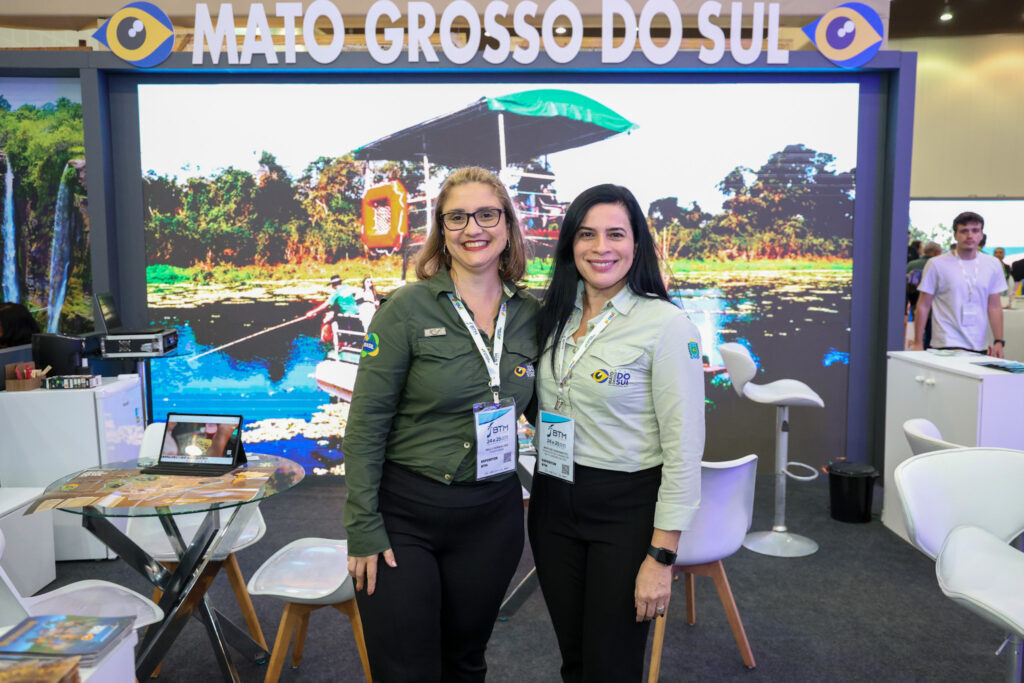 Kelly Gonçalves e Marlise Gasparetto, da Fundtur-Ms