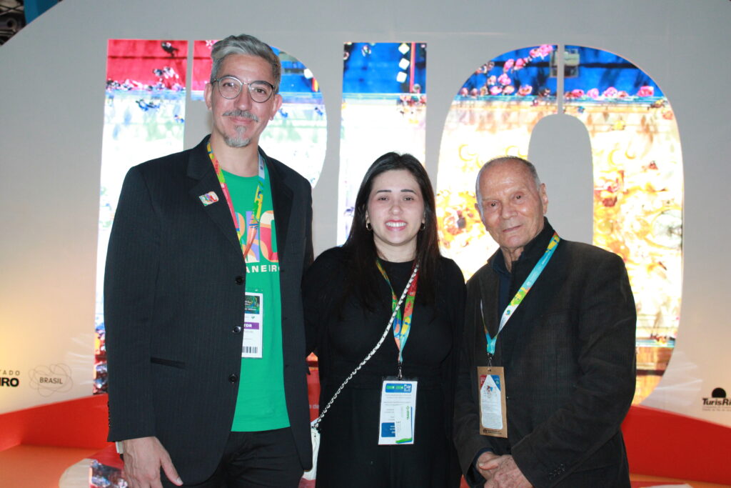 Leandro Bertholini, Ana Cazelato e Erly de Jesus, do Rio de Janeiro