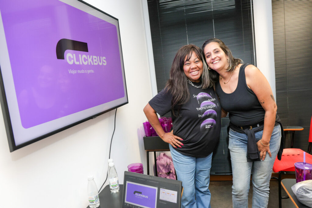 Luciana Fernandes e Fernanda Escovale, da Clickbus Luciana Fernandes e Fernanda Escovale, da Clickbus