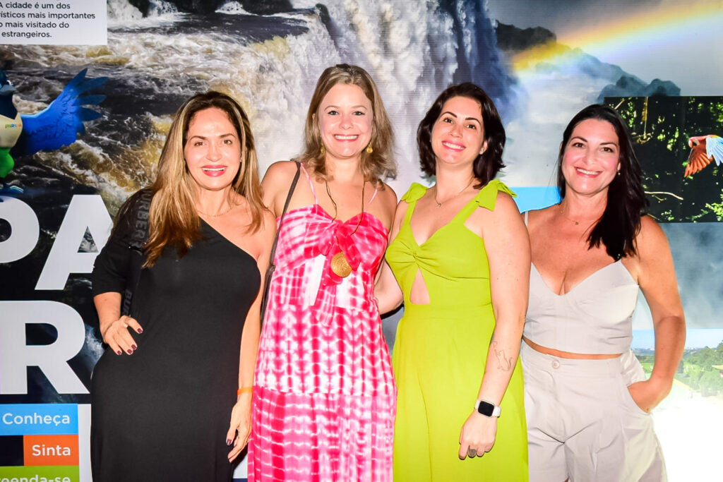 Marlene Bressan, da Vips Turismo, Rejane Entringer, da Rejane Viagens, Paula Pfister, da TDB Viagens e Aline Prado, da BWT