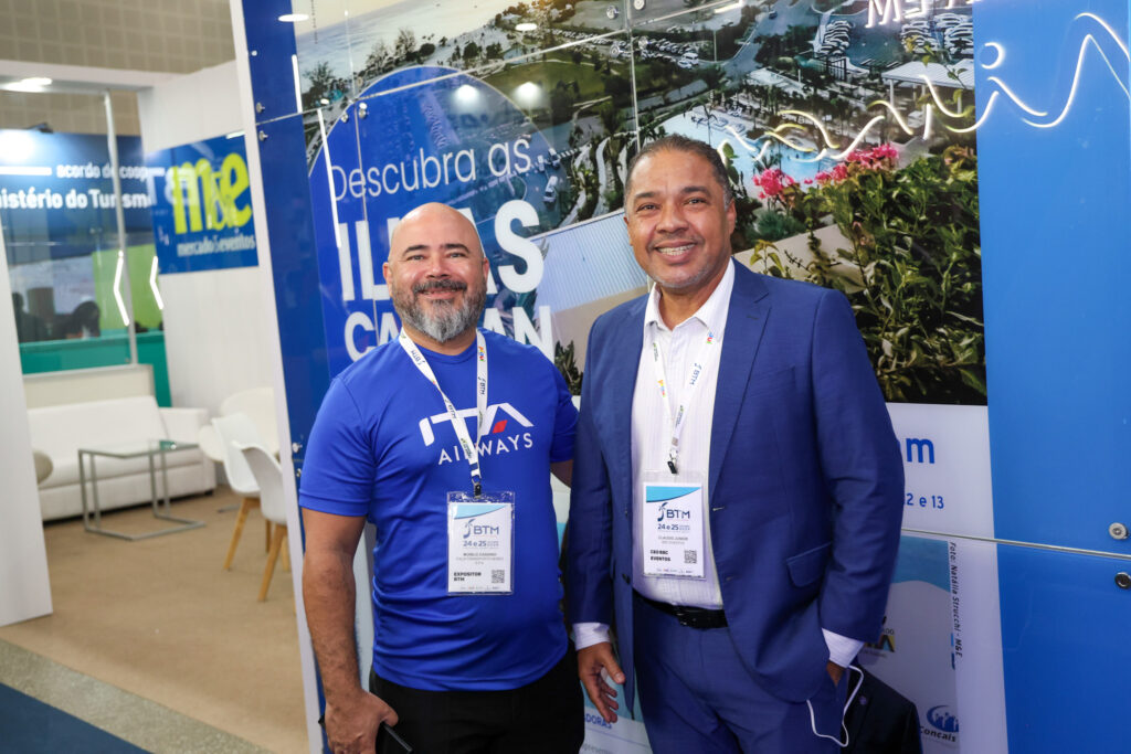 Murilo Cassino, da ITA Airways, e Cláudio Jr., do BTM