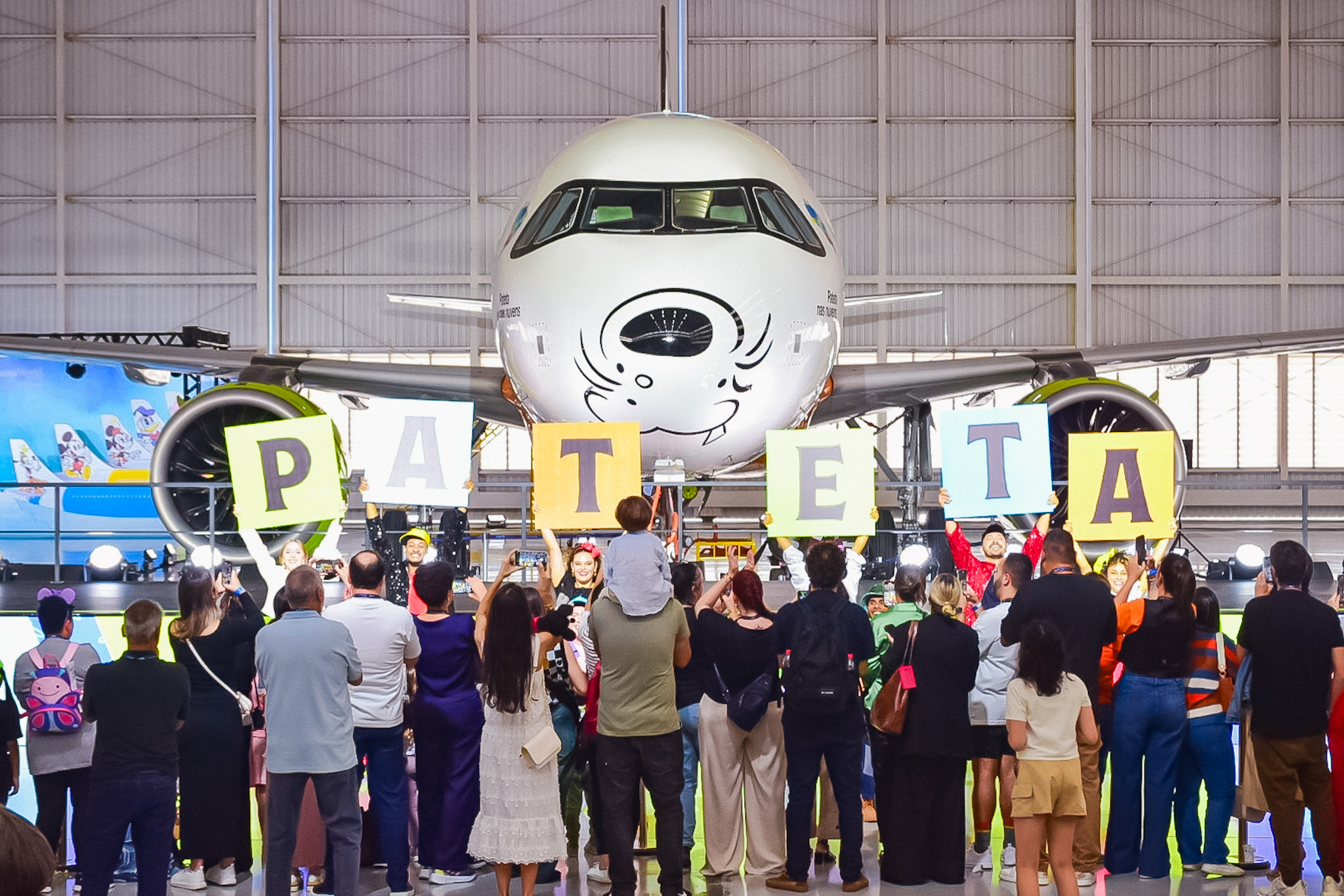 O evento celebra a aeronave do Pateta que já está voando pelo Brasil O evento celebra a aeronave do Pateta que já está voando pelo Brasil
