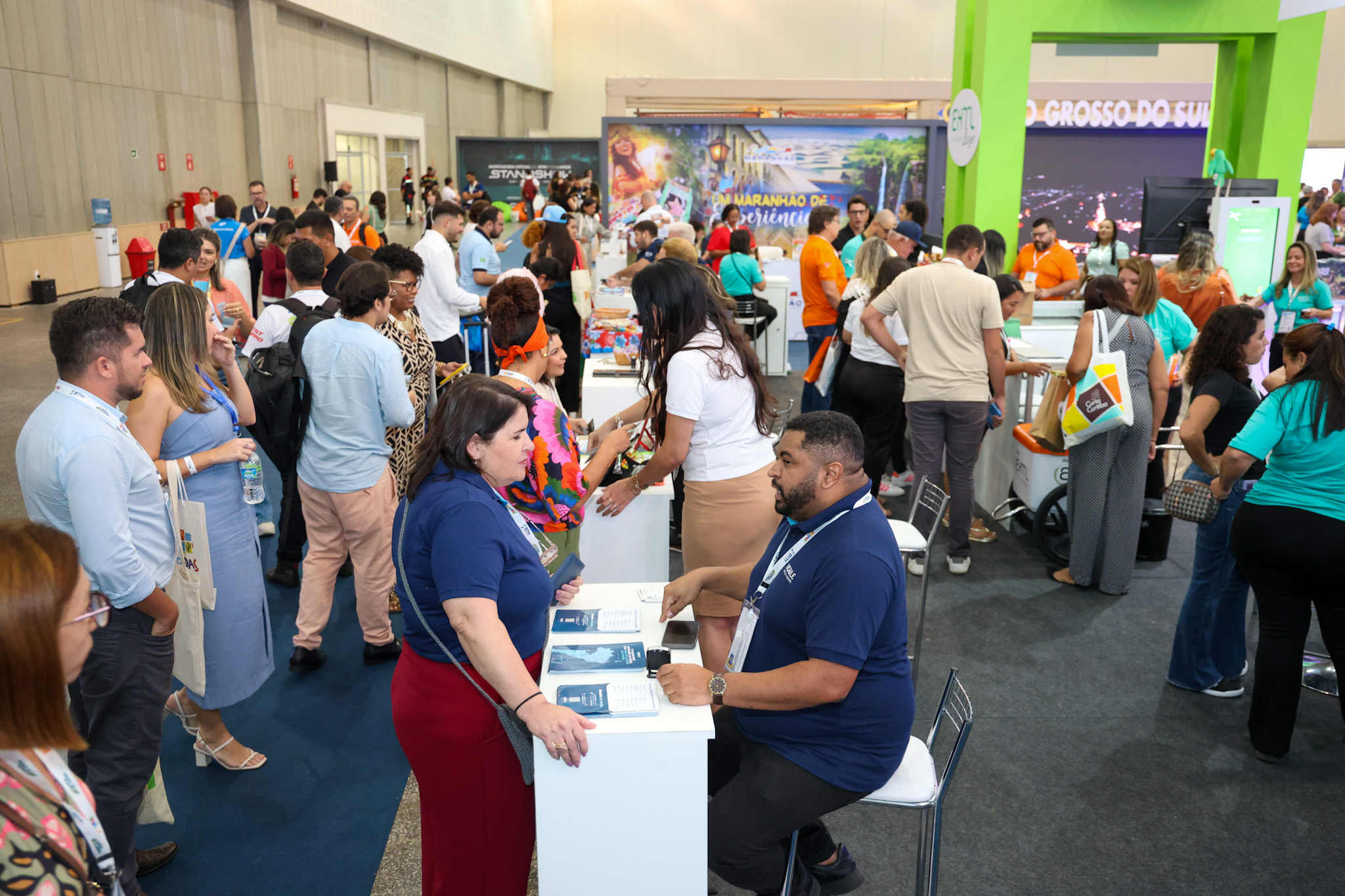 O segundo dia contou com movimento intenso nos corredores do Centro de Eventos do Ceará