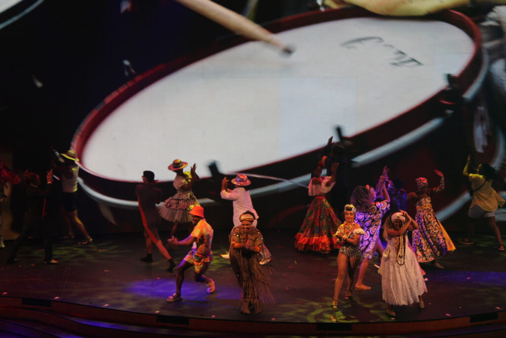 Olodum baiando