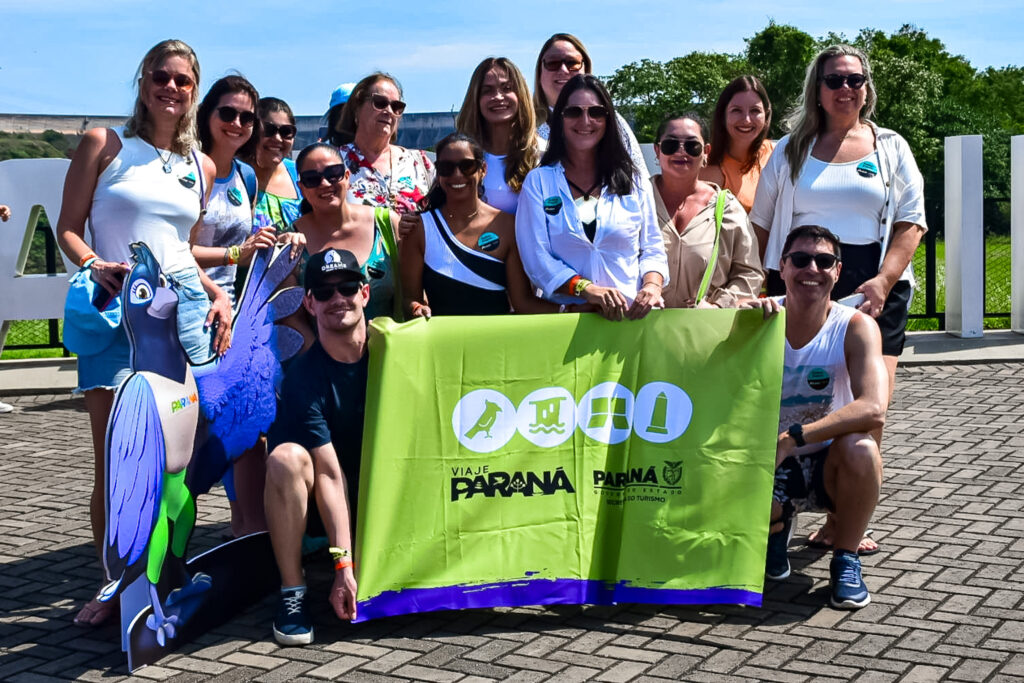 Para muitos agentes de viagens, a visita na Itaipu com a BWT foi a primeira de suas vidas Para muitos agentes de viagens, a visita na Itaipu com a BWT foi a primeira de suas vidas