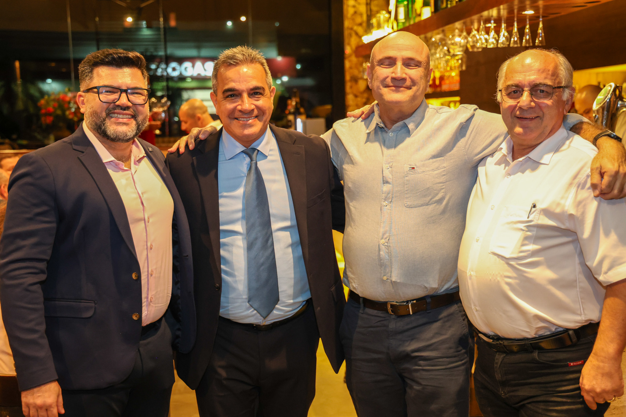 Paulo Neto, Fábrica de Viagem, Breno Mesquita, do BTM, Enio Stelmach, da Vered Hasharon, e Taki Can, da Euromarmara Tours Paulo Neto, Fábrica de Viagem, Breno Mesquita, do BTM, Enio Stelmach, da Vered Hasharon, e Taki Can, da Euromarmara Tours