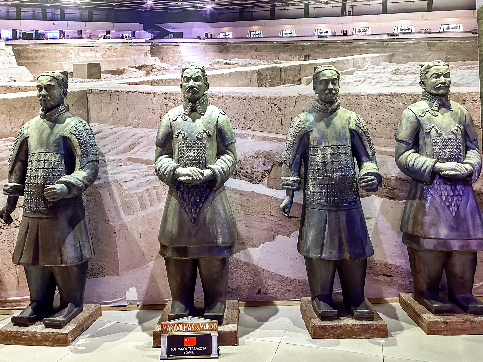 Réplica dos Soldados Terracota, da China Réplica dos Soldados Terracota, da China