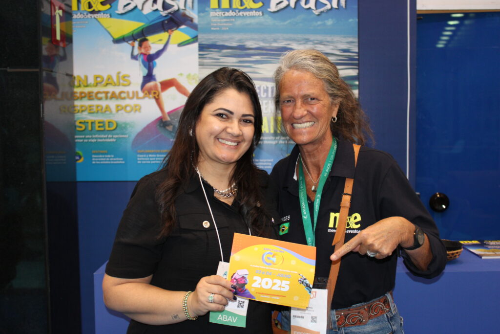 Rose Pascoa, CEO do Expo Turismo Goiás com Mari Masgrau, do M&E