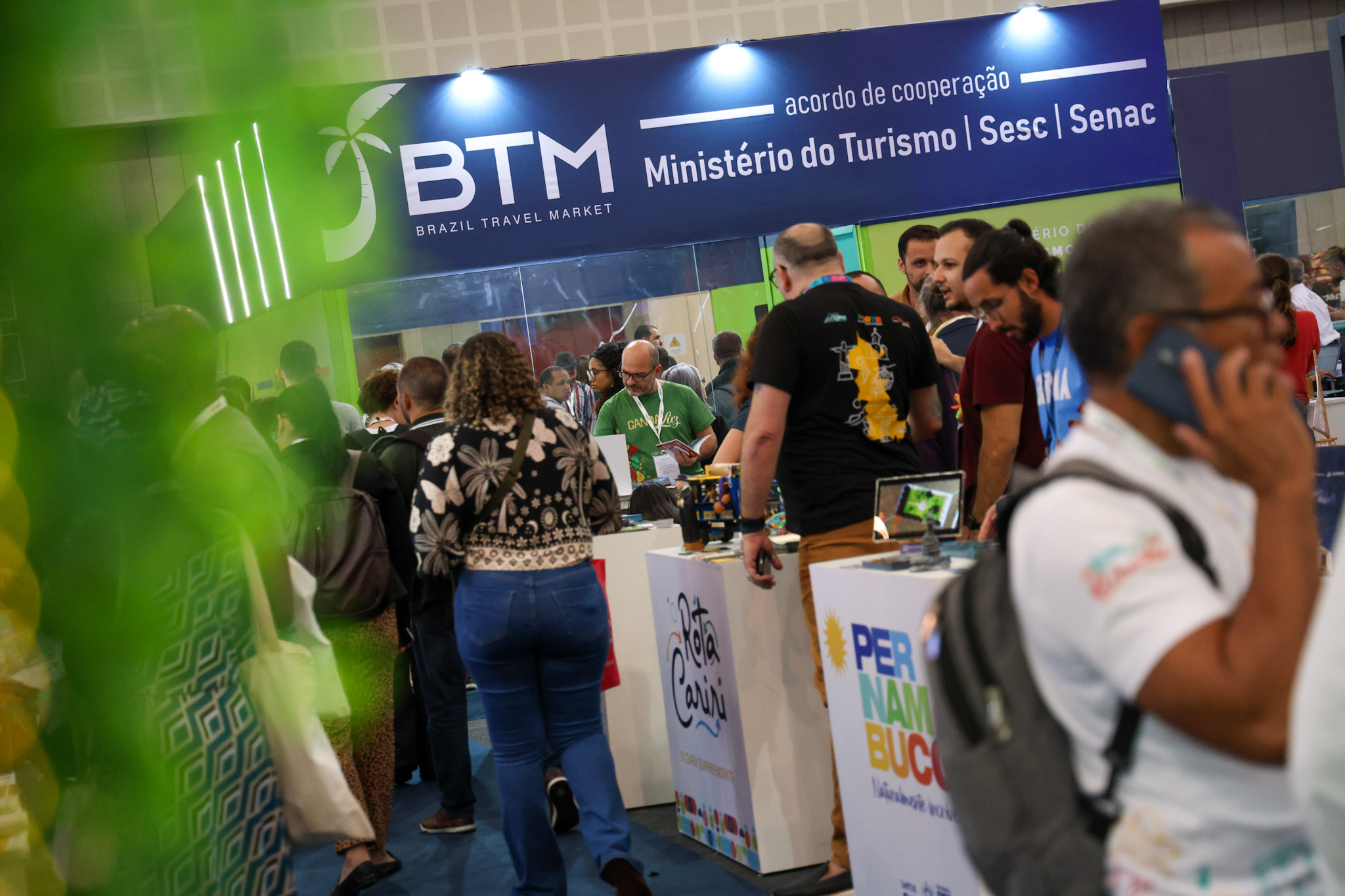 Segue cheio os corredores no segundo dia do BTM