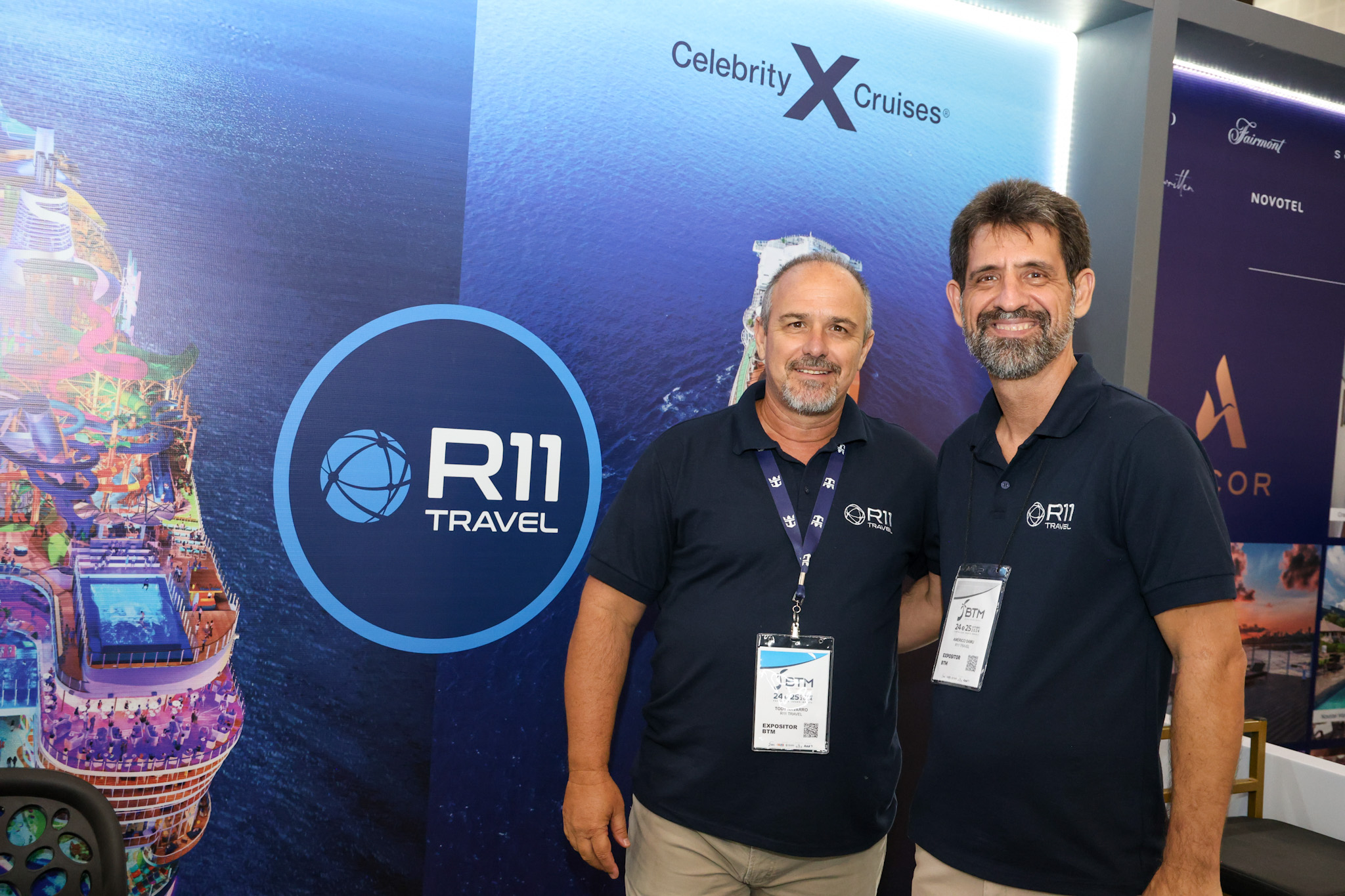 Tody Navarro e Américo Samu, da R11 Tody Navarro e Américo Samu, da R11