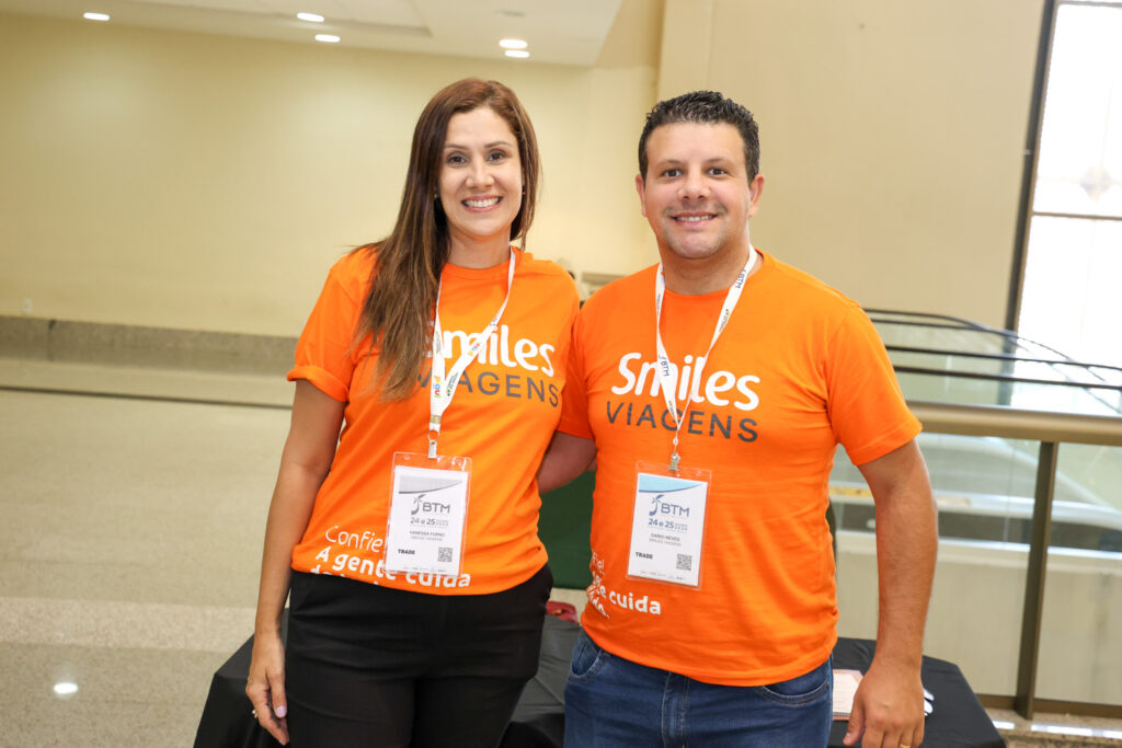Vanessa Furno e Dário Neves, da Smile Viagens