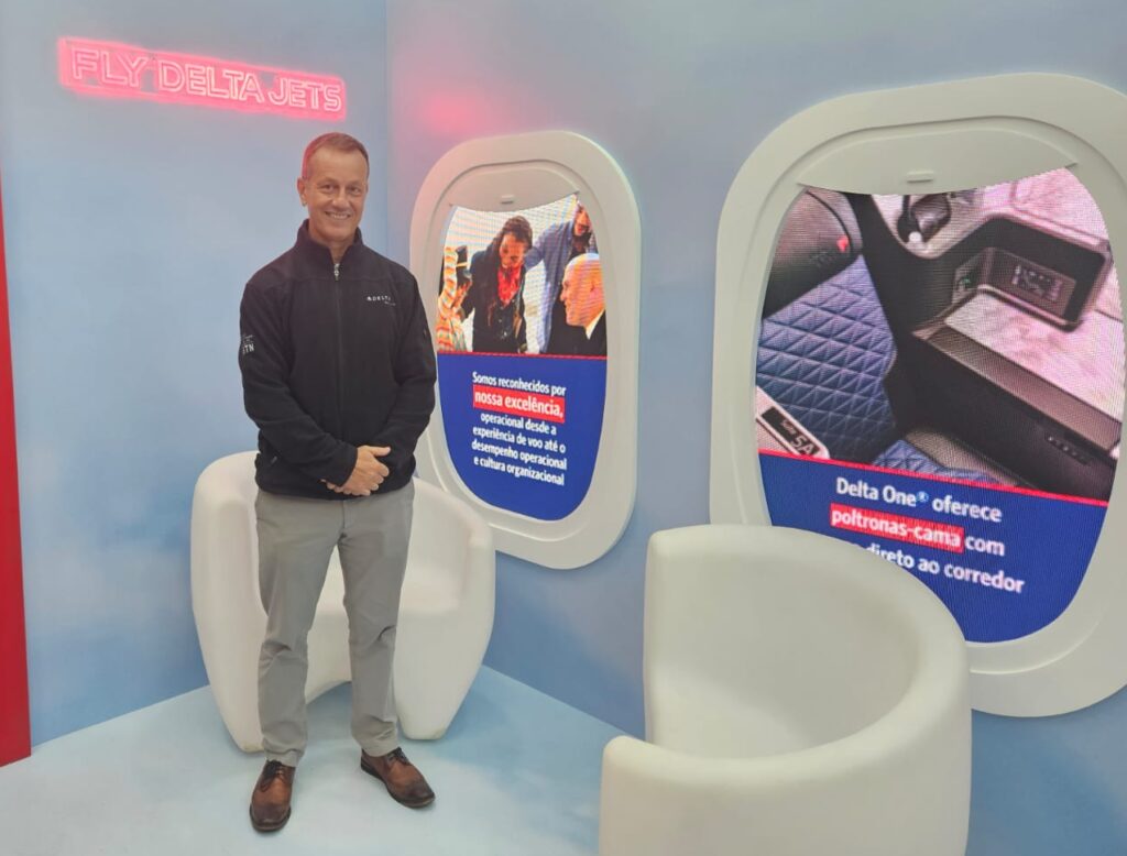 Novo diretor de vendas da Delta anuncia lançamentos para ampliar familiaridade com viajantes brasileiros Novo diretor de vendas da Delta anuncia lançamentos para ampliar familiaridade com viajantes brasileiros