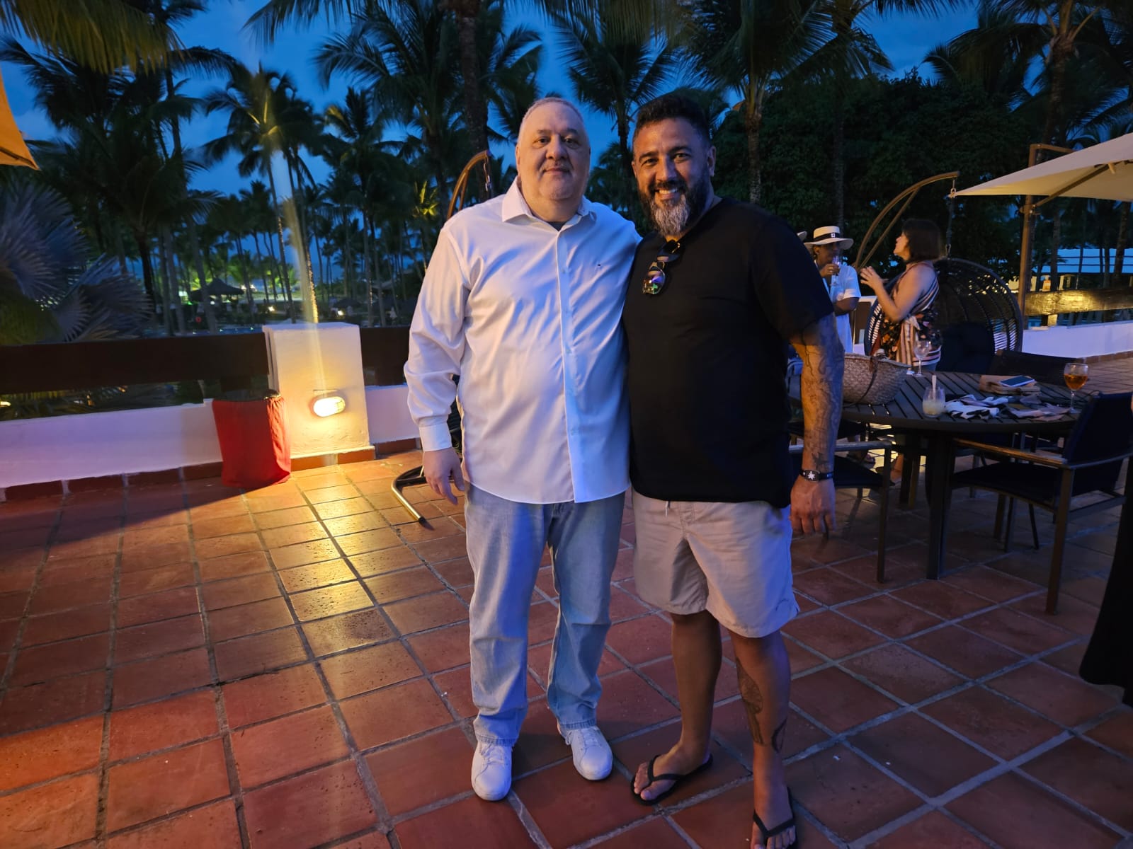 Renato Carone, da Resorts Online, e João Vianna, da Ertour Receptivo Renato Carone, da Resorts Online, e João Vianna, da Ertour Receptivo