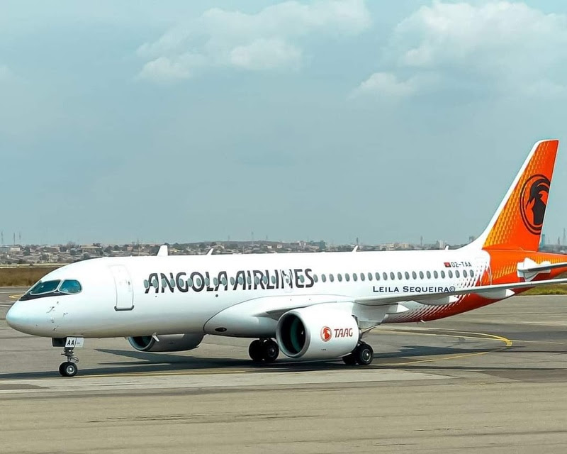 TAAG recebe a primeira aeronave Airbus A220-300 já com a nova identidade visual da companhia TAAG recebe a primeira aeronave Airbus A220-300 já com a nova identidade visual da companhia