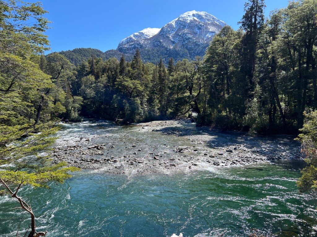 Vista para as montanhas de Chubut