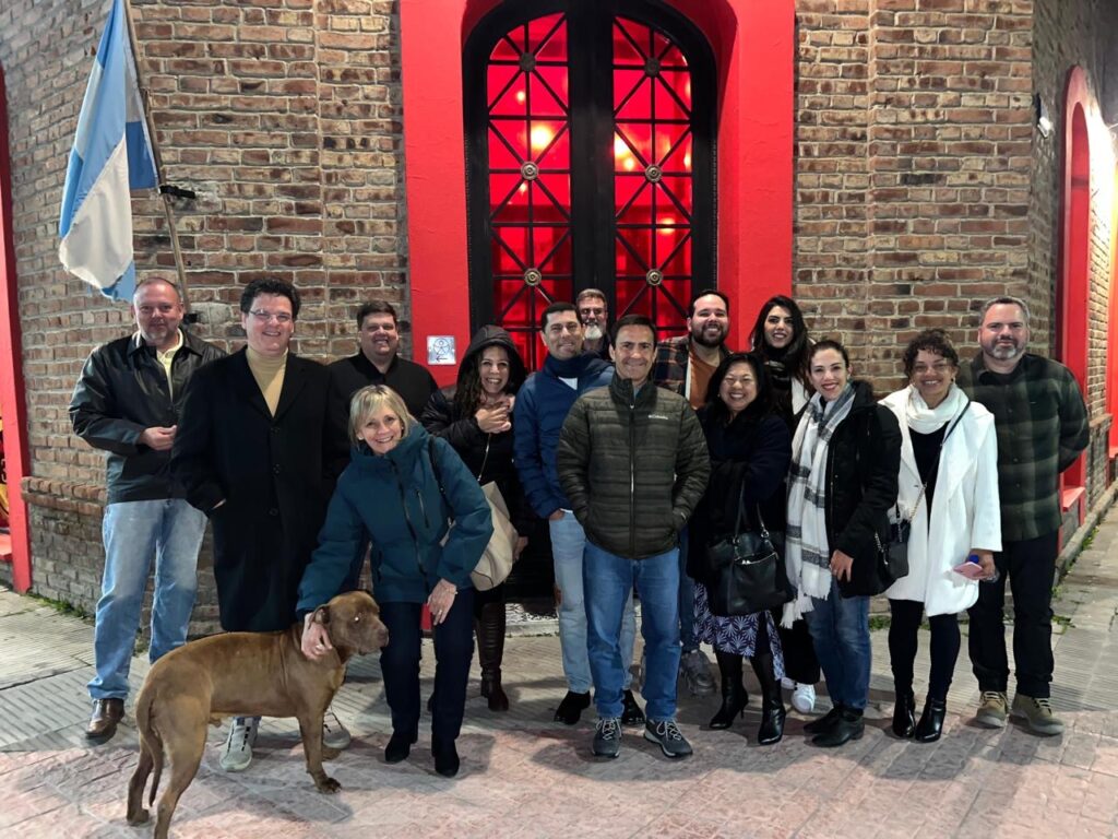 Equipe e associados Braztoa pós jantar