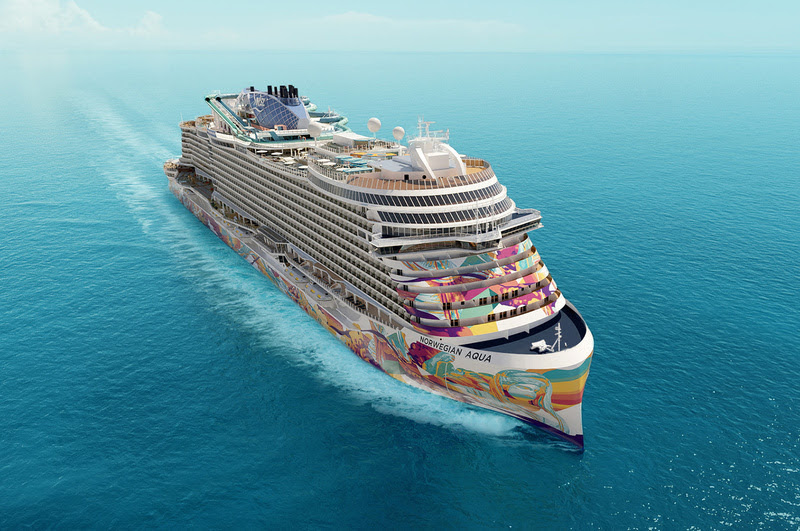 NCL revela o novo pacote “More at Sea” para a temporada 2025-2026 2 norwegian aqua NCL revela o novo pacote “More at Sea” para a temporada 2025-2026