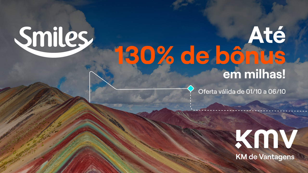 KMV anuncia superbônus de até 130% em ação com a Smiles 1 unnamed KMV anuncia superbônus de até 130% em ação com a Smiles
