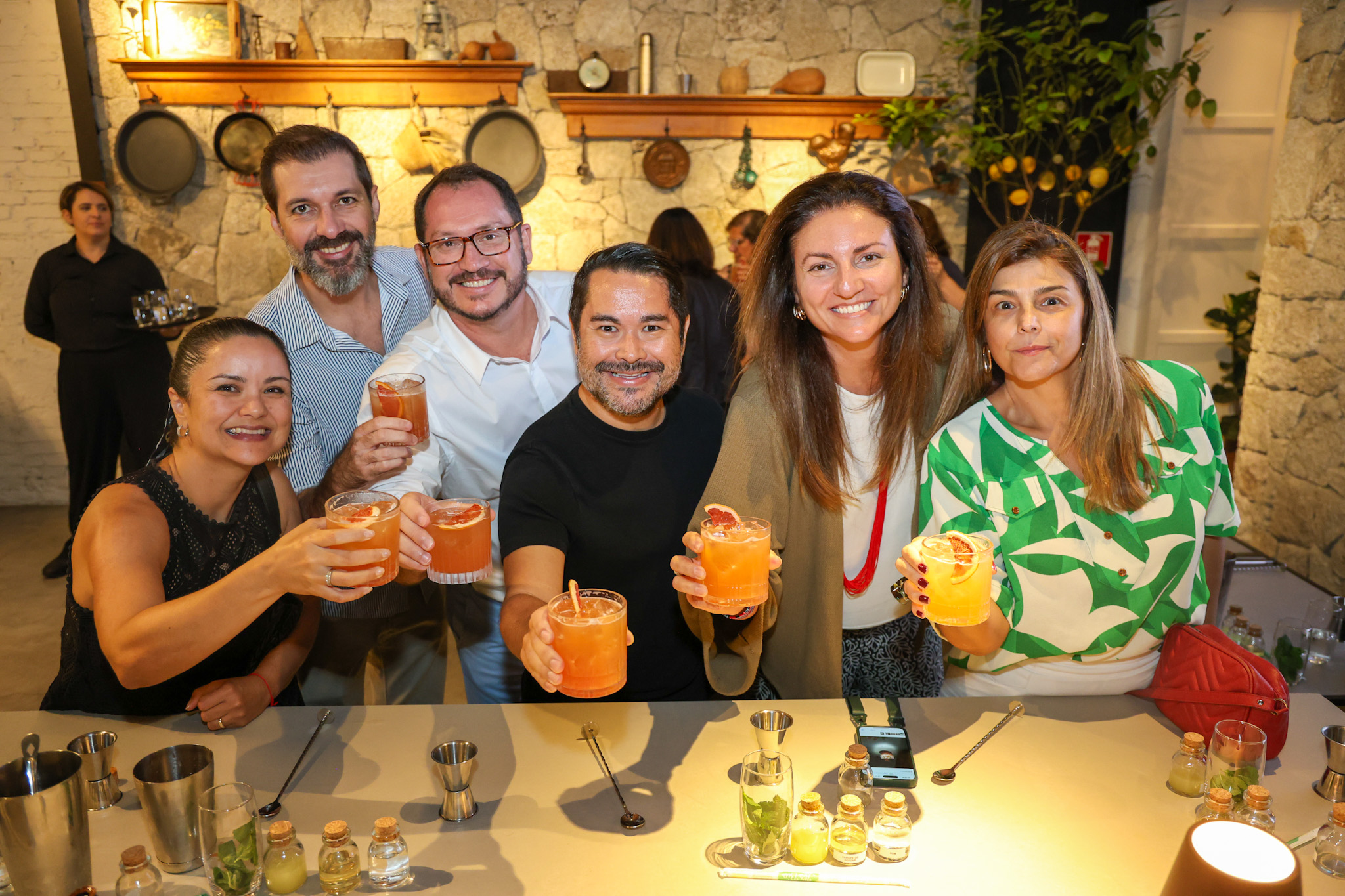 Pablo Zabala, da Discover brindou com os agentes convidados