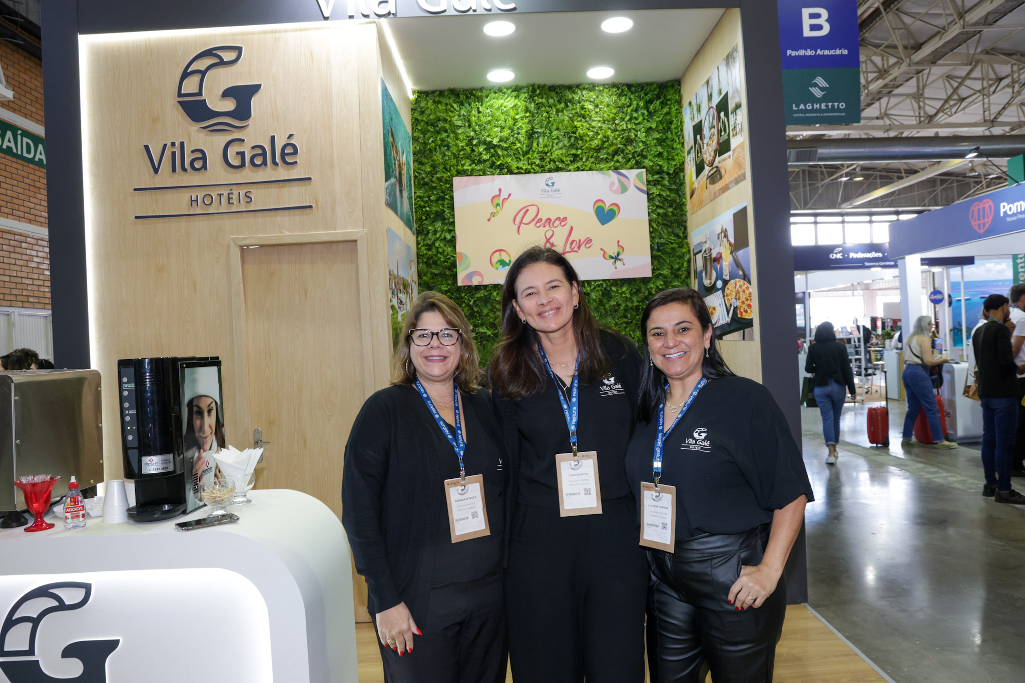 Adriana Borges, Lilian Santos e Luciane Lorena, do Vila Galé Hotéis Adriana Borges, Lilian Santos e Luciane Lorena, do Vila Galé Hotéis