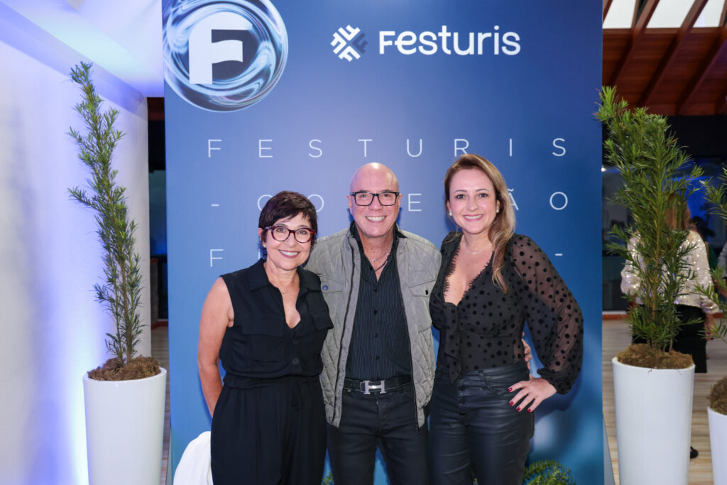Adriane Costa, Marco Olívia e Fernanda Dominicis, do Club Med