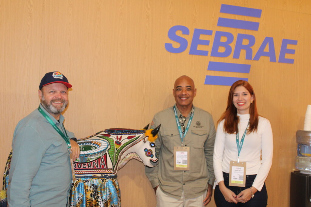 Alessandro Schwonka (PI), Julio Borges (CE) e Rafaela Maciel (MA), da Rota das Emoções