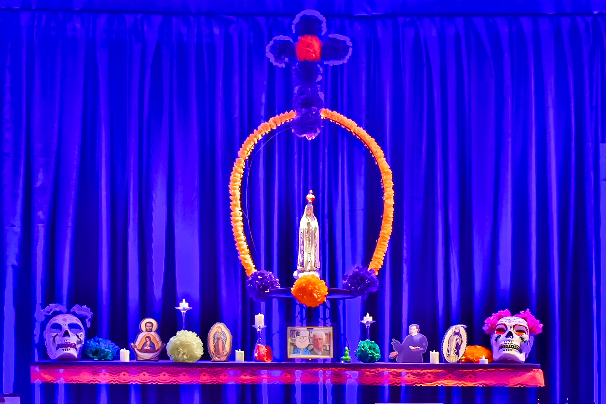 Altar em homenagem a Ziraldo