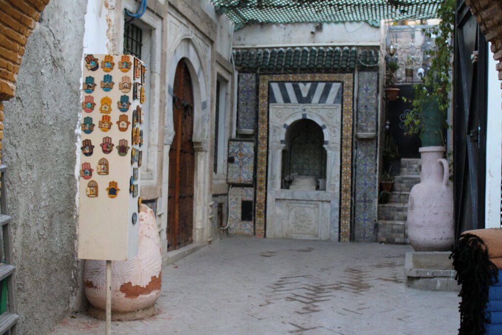 Antiga casa tunisiana na Medina de Túnis
