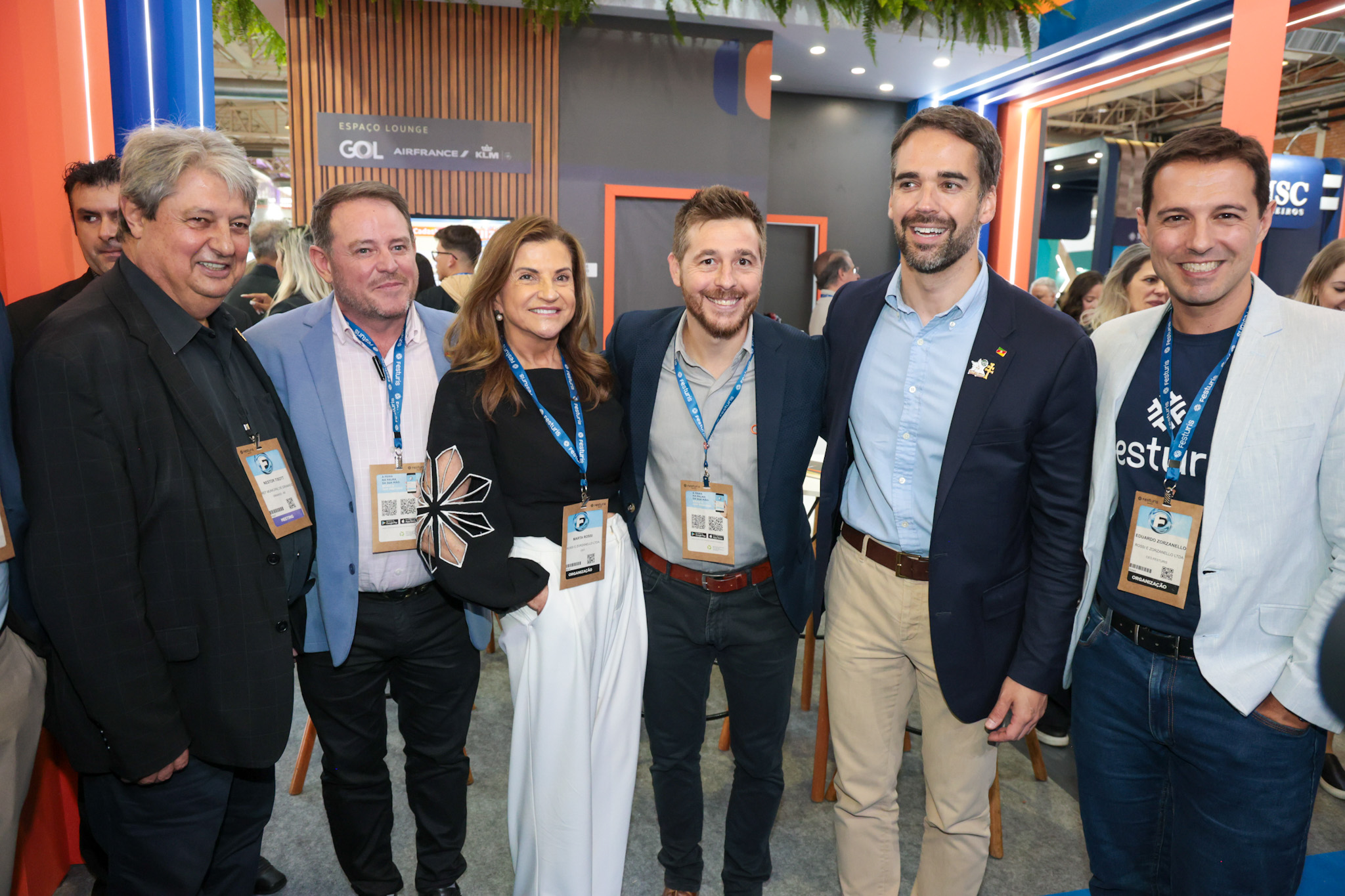 Autoridades com Danilo Barbizan, da Gol Autoridades com Danilo Barbizan, da Gol