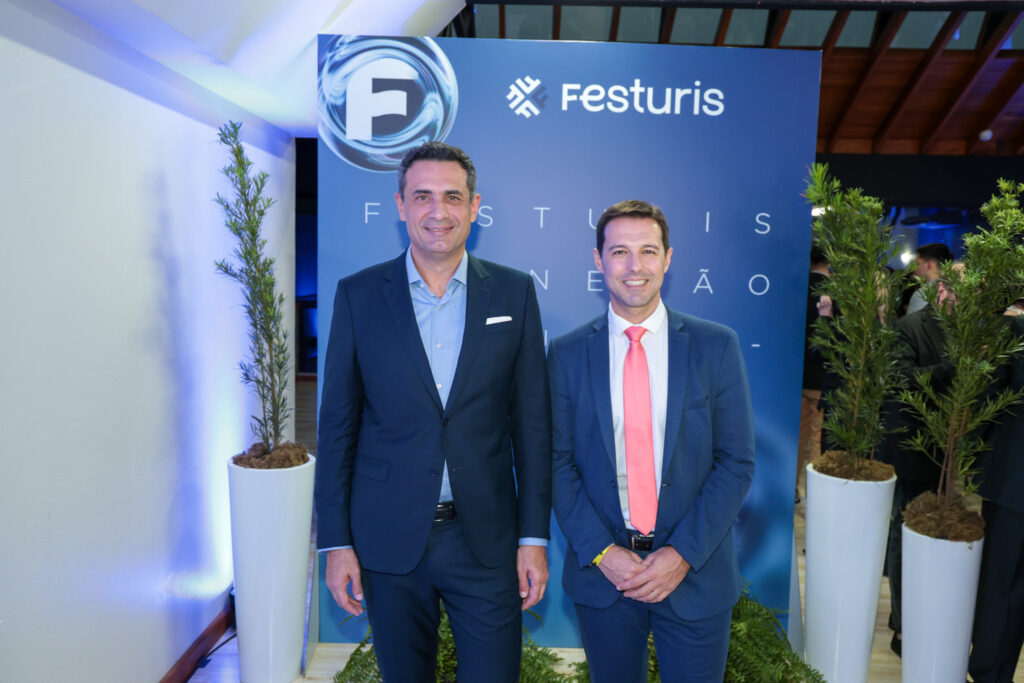 Carlos Antunes, da TAP, e Eduardo Zorzanello, do Festuris