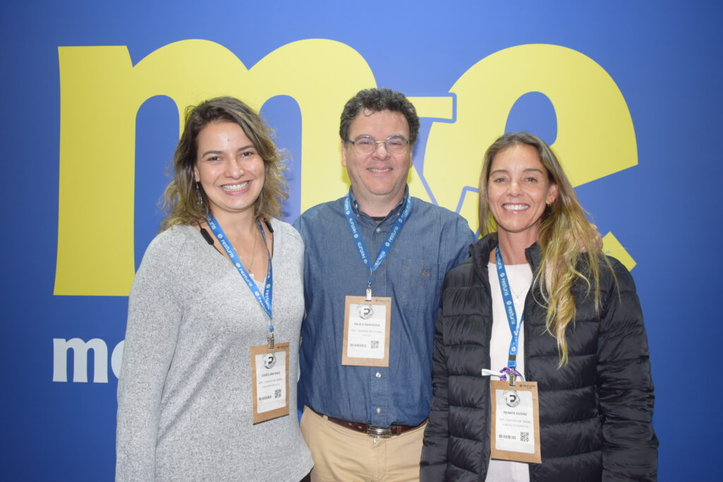 Carolina Dias, Paulo Barbosa e Renata Vuono, do Ministério do Turismo de Israel