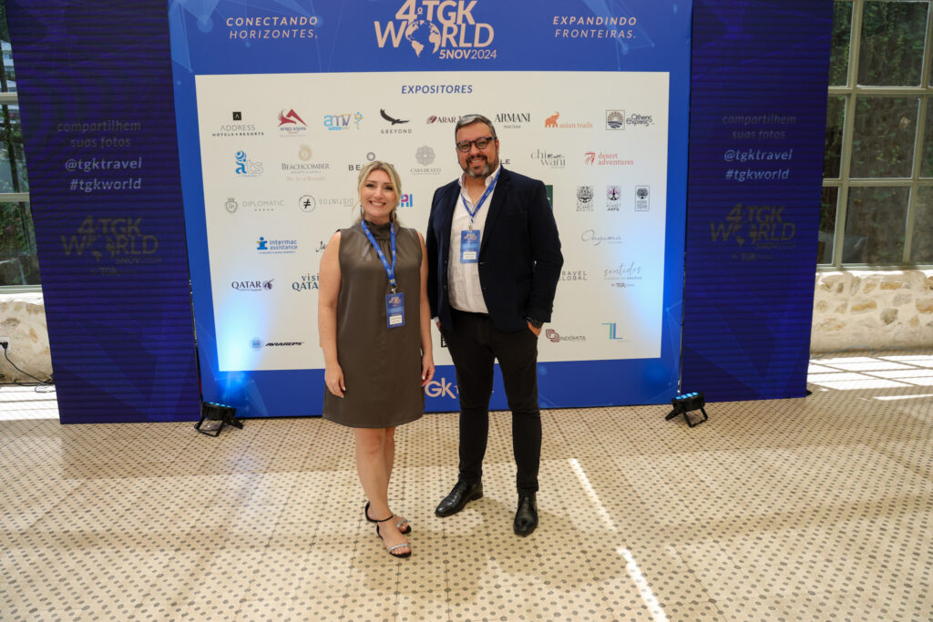 Catharina Massabki e Alexandre Mesquita, da Travel Global Catharina Massabki e Alexandre Mesquita, da Travel Global