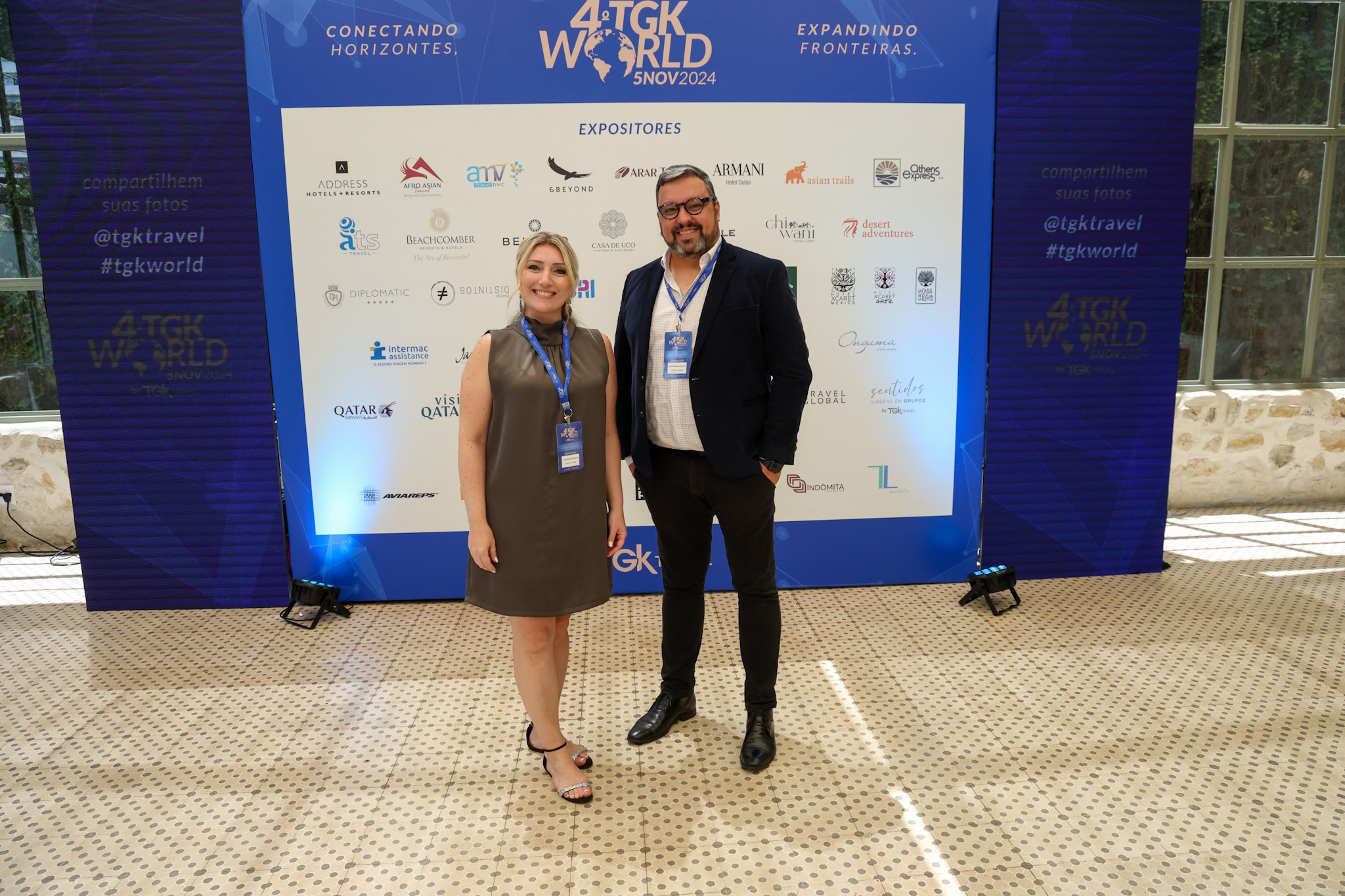 Catharina Massabki e Alexandre Mesquita, da Travel Global Catharina Massabki e Alexandre Mesquita, da Travel Global