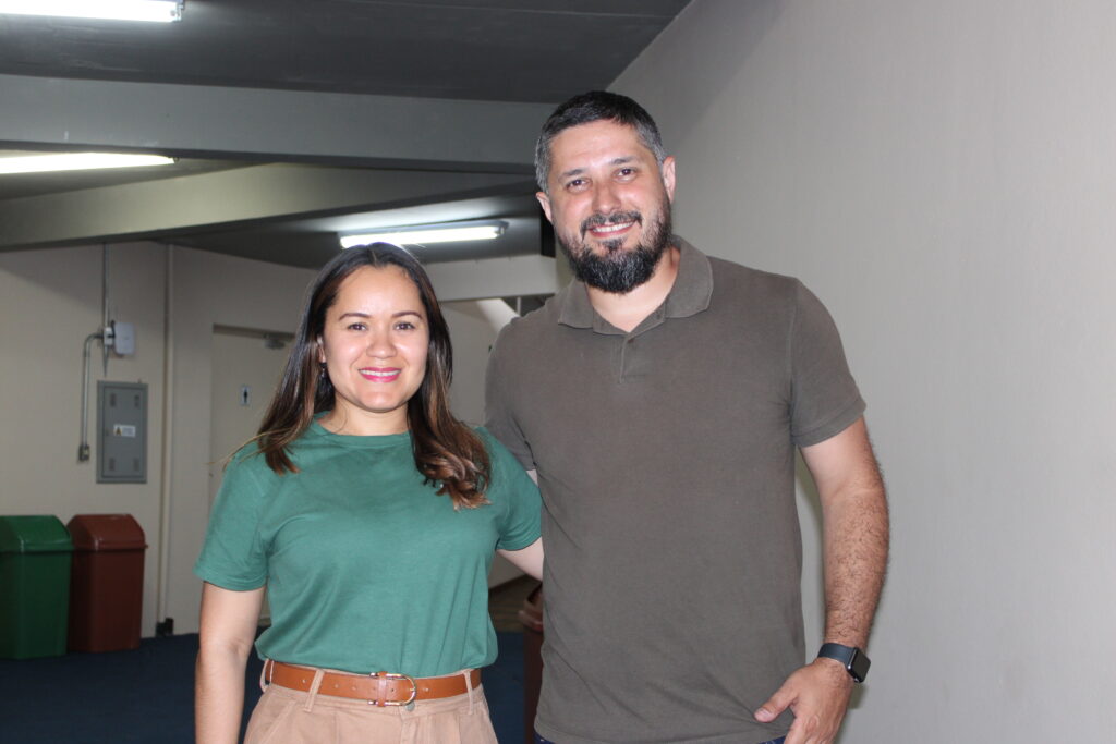 Celso Bellegarde, da iFriend, e Natalia Trindade, da BeFly