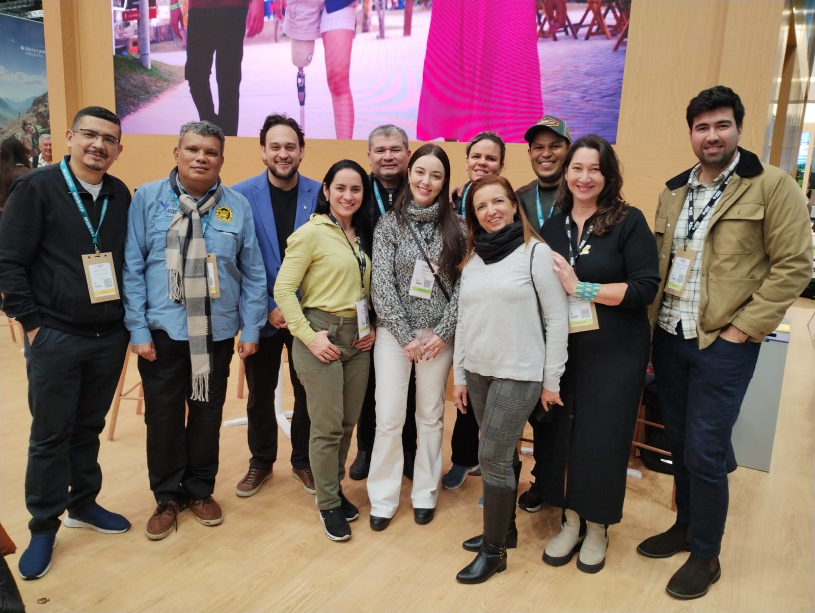 Comitiva do Mato Grosso reunida no último dia da WTM de Londres