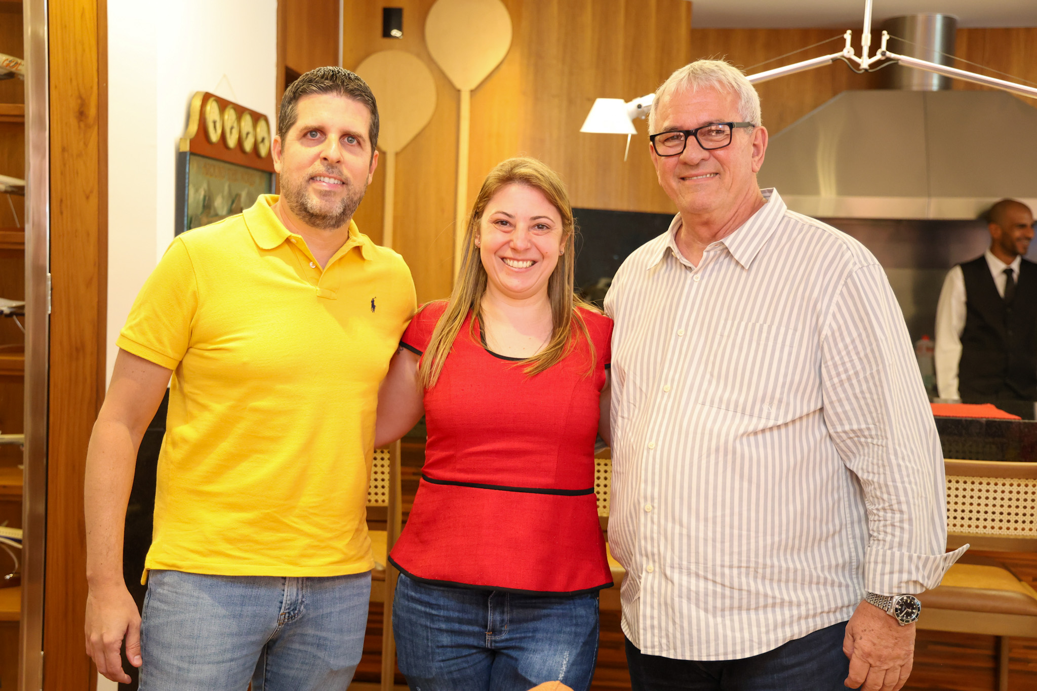 Daniel Castanho, Soraya Romano e Roberto Garbin, da Ancoradouro