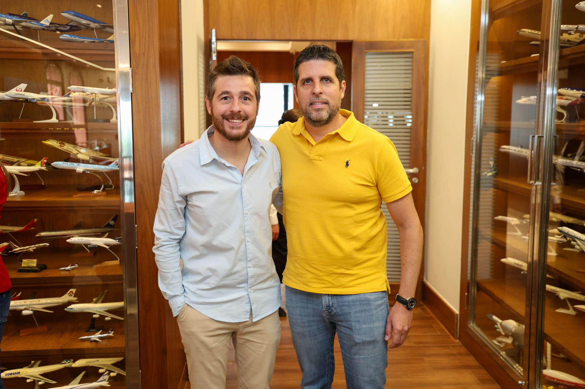 Danilo Barbizan, da Gol, e Daniel Castanho, da Ancoradouro Danilo Barbizan, da Gol, e Daniel Castanho, da Ancoradouro