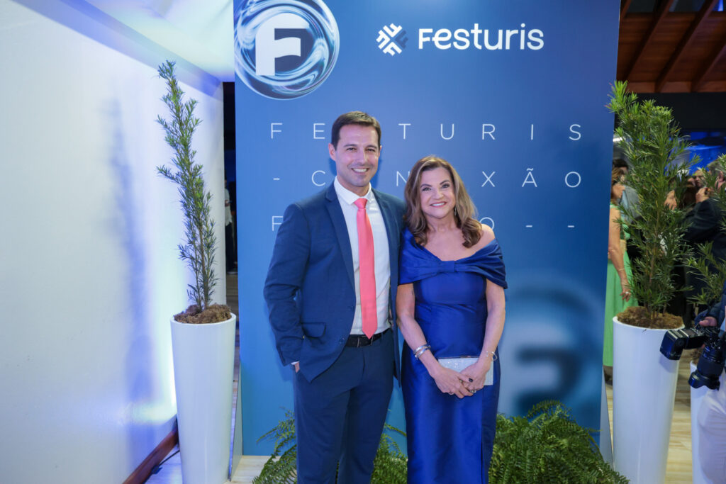 Eduardo Zorzanello e Marta Rossi, do Festuris