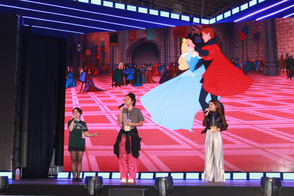 Ensaio do musical Princesas da Disney