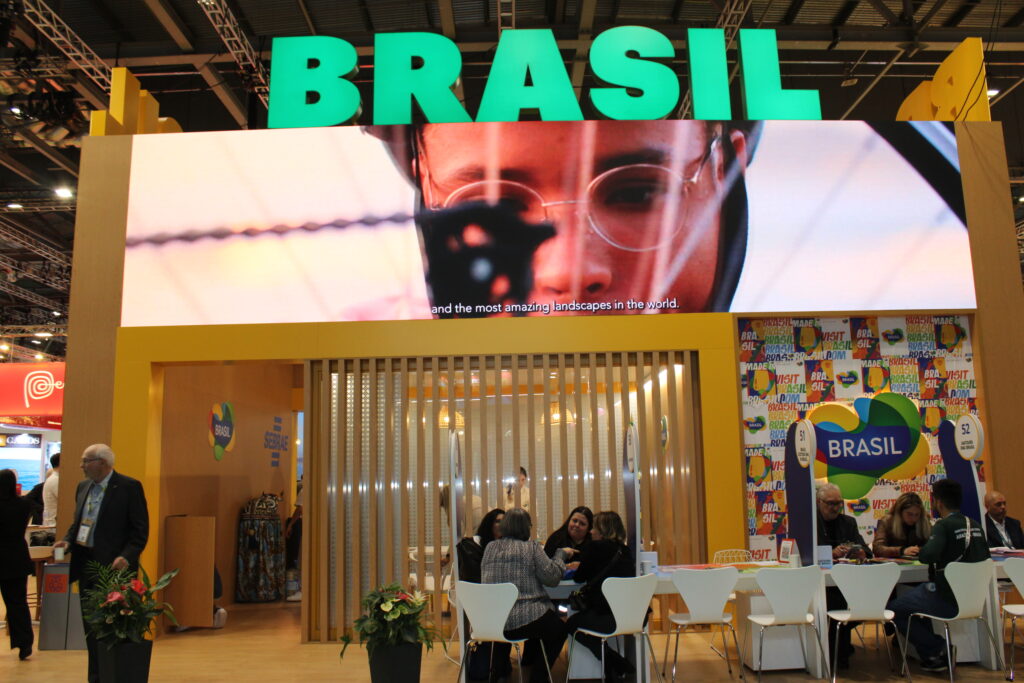 Estande do Brasil na WTM de Londres