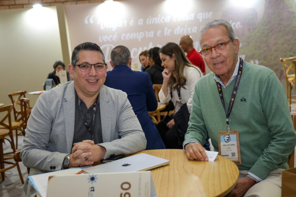Fabiano Camargo, da CT Operadora, e José Luiz Cunha, Peru
