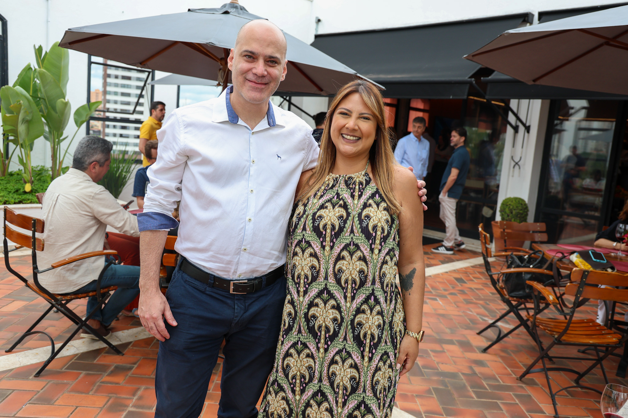 Fernando Hagopian e Juliana Pasqualini, da SAA