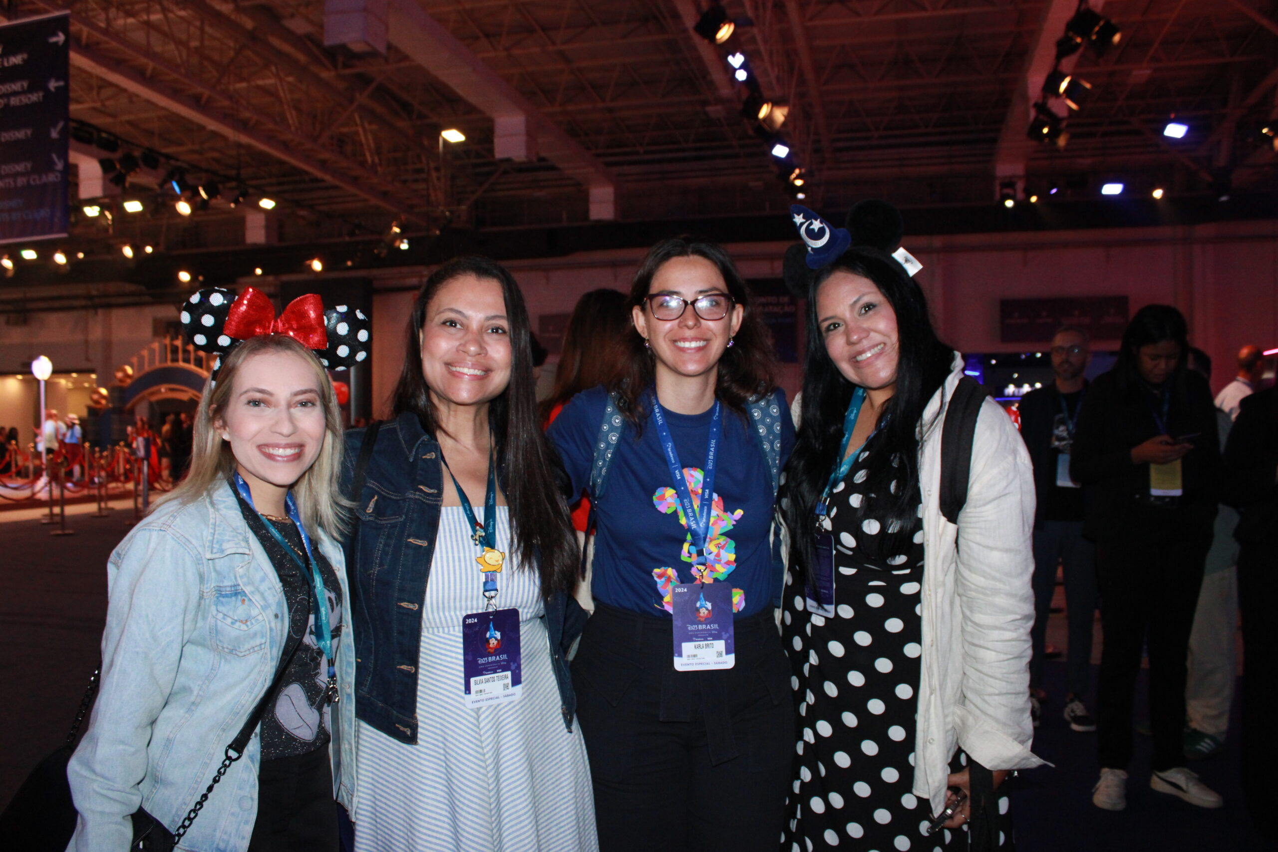 Gabrieçça Zormegnan, Silvia Santos Teixeira, Karla Brito e Danielle Feitoza Costa, agentes de viagem convidadas Gabrieçça Zormegnan, Silvia Santos Teixeira, Karla Brito e Danielle Feitoza Costa, agentes de viagem convidadas
