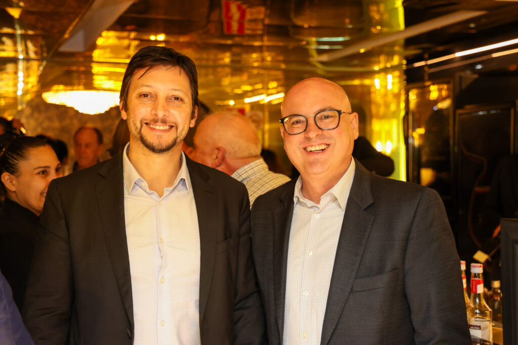 Gilberto Cezar, prefeito de Canela, e Fábio Mader, da CVC Corp