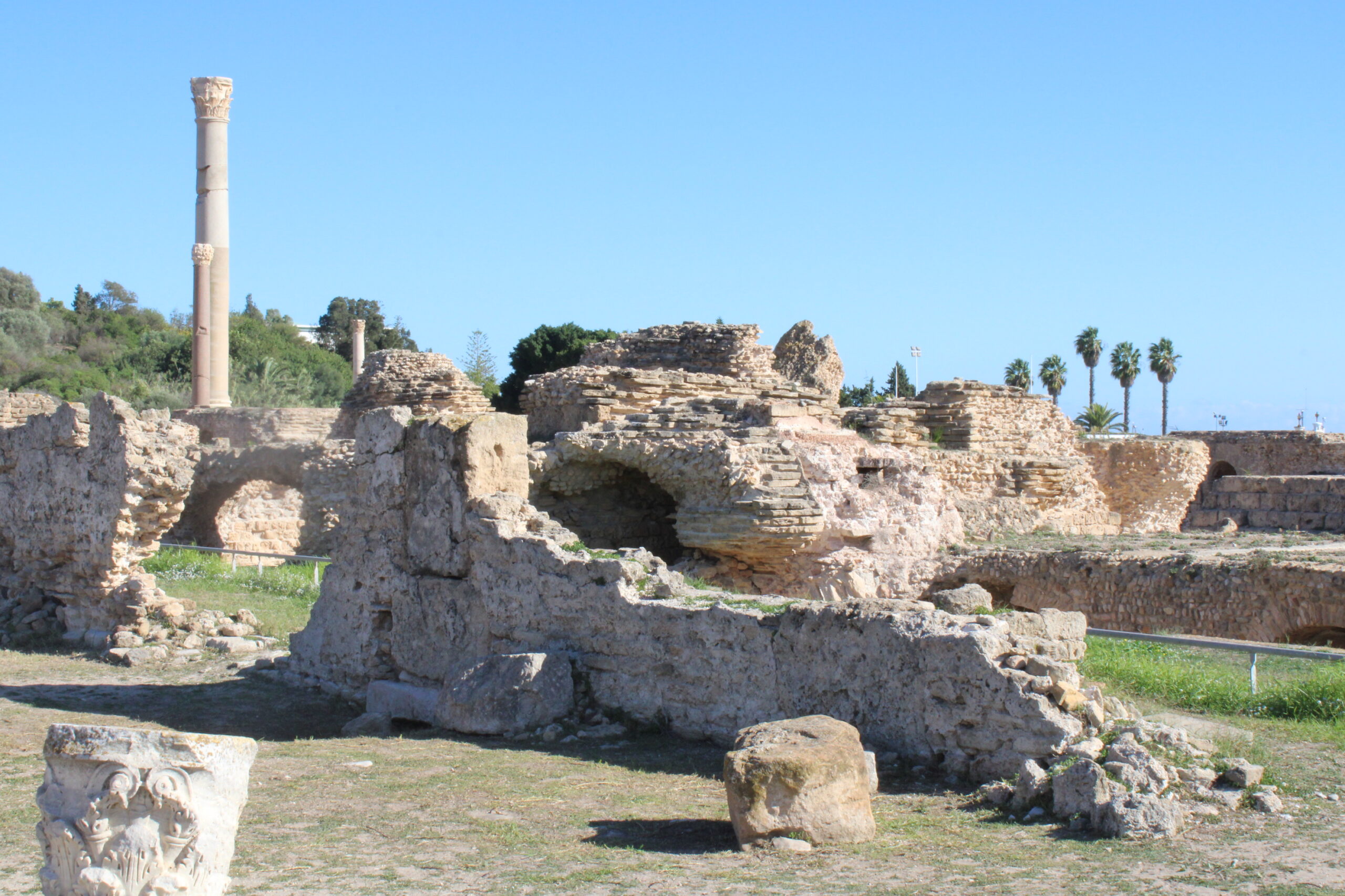 História milenar nas ruínas preservadas das Termas D'Antonini História milenar nas ruínas preservadas das Termas D'Antonini