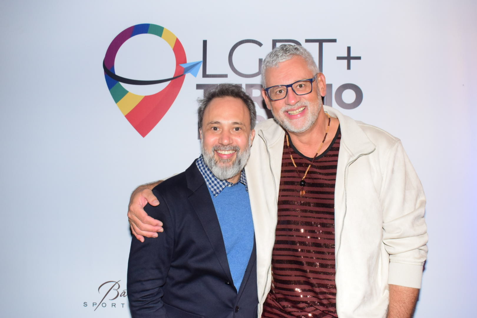 Alex Bernardes, do LGBT+ Turismo Expo e Ricardo Gomes, da Câmara de Turismo LGBT Alex Bernardes, do LGBT+ Turismo Expo e Ricardo Gomes, da Câmara de Turismo LGBT