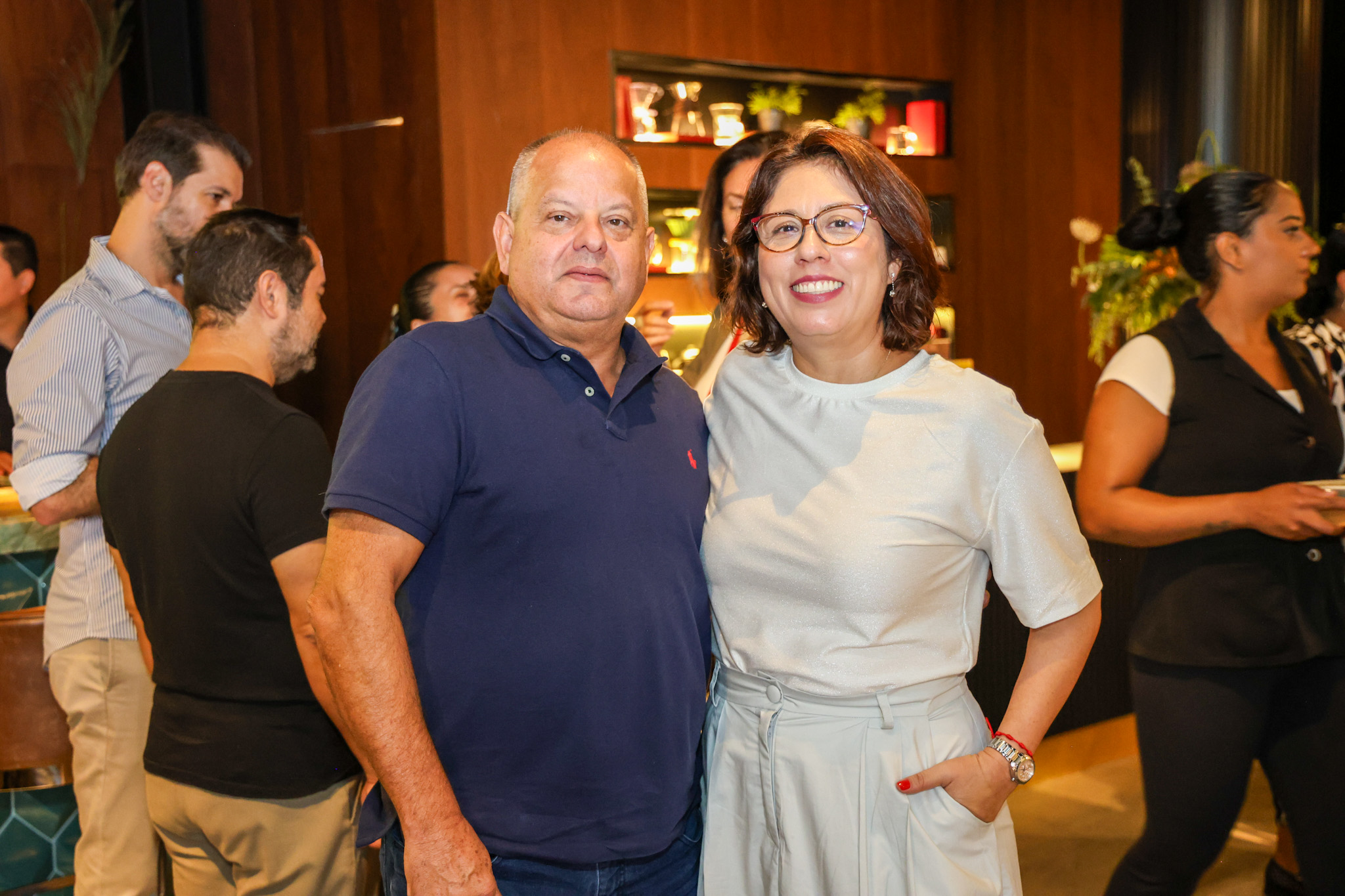 João David Gouveia, da Podium Turismo, e Liz Rãda, da Discover Cruises