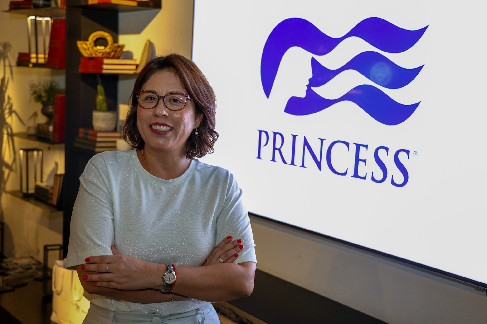 Liz Rãda, gerente de Vendas da Discover Cruises