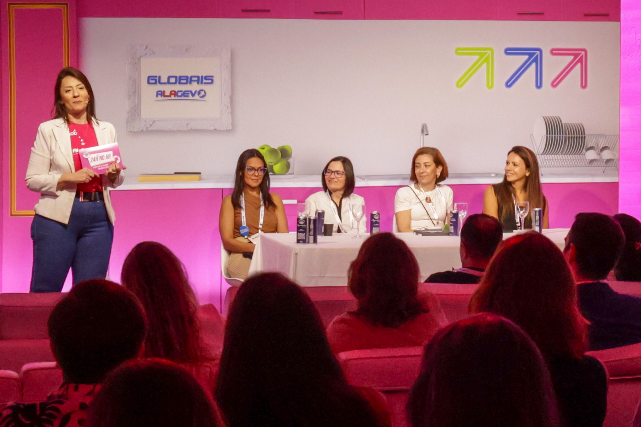 Luana Nogueira, diretora executiva da Alagev, Claudia Cordeiro, Thaís Meirelles, Luciana Dantas e Joyce Macieri, conselho da Alagev,